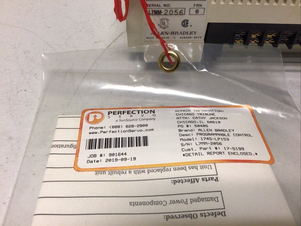 NEW, ALLEN BRADLEY 1745-LP153 SERIES C FRN 6 SLC 150 PROCESSOR UNIT, FREE SHIP - Image 2 of 4