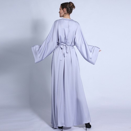 Ramadan Kaftan Abaya Muslim Women Long Dress Maxi Robe Dubai Party Gown Abayas - Picture 99 of 220