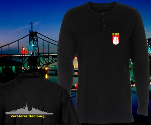 Marine#3 D 181, Zerstörer Hamburg, D181, D-181,Shirt,Polo,Hoody bis 6XL - Bild 10 von 21