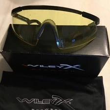 Wiley X Eyewear Wiley X Saber Pale Yellow #300 ANSI  Z 87. 1  ace  New Old Stock