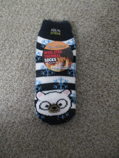 1 PAIR CHILDREN'S POLAR EXTREME INSULATED THERMAL SOCKS  KIDS SHOE SIZE 6-3