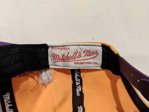 Los Angeles Lakers Mitchell & Ness NBA Hardwood Classics cap, One Size - Picture 6 of 8