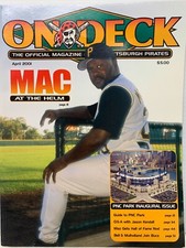 April 2001 ON DECK Pittsburgh Pirates Magazine McClendon PNC Park Inaugural Issu