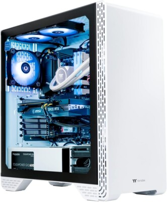Thermaltake Glacier 360 Gaming Desktop AMD Ryzen 5 5600X 16GB S3WT-B550-G36-LCS