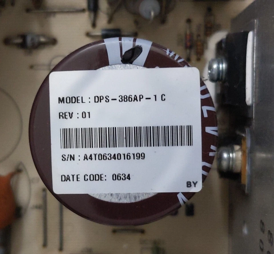 HP DesignJet DPS-386AP - 1 C Fuente de alimentación de baja tensión, lámina de plástico y 2 VENTILADORES Foto 2 de 4