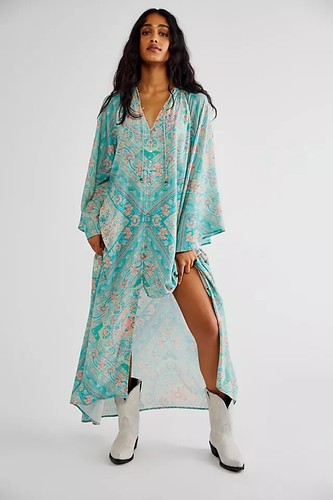 Spell &The Gypsy ~ SAMPLE LILAC PURPLE Farrah Moon Gown Dress Duster S M L 10-16 - Picture 3 of 18