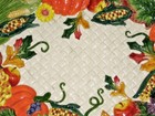 1995 Vegetable Harvest Pattern Platter By Fitz and Floyd  19 3/4 x 13 1/2 — photo 2