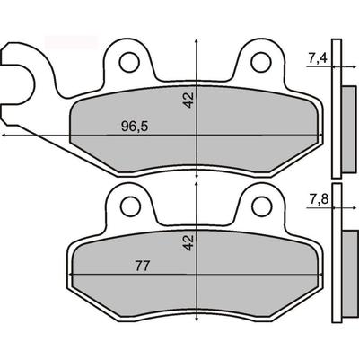 Bremsscheiben Hintere E-TON ATV RXL 150 Viper 2005 2006 RMS 225101420