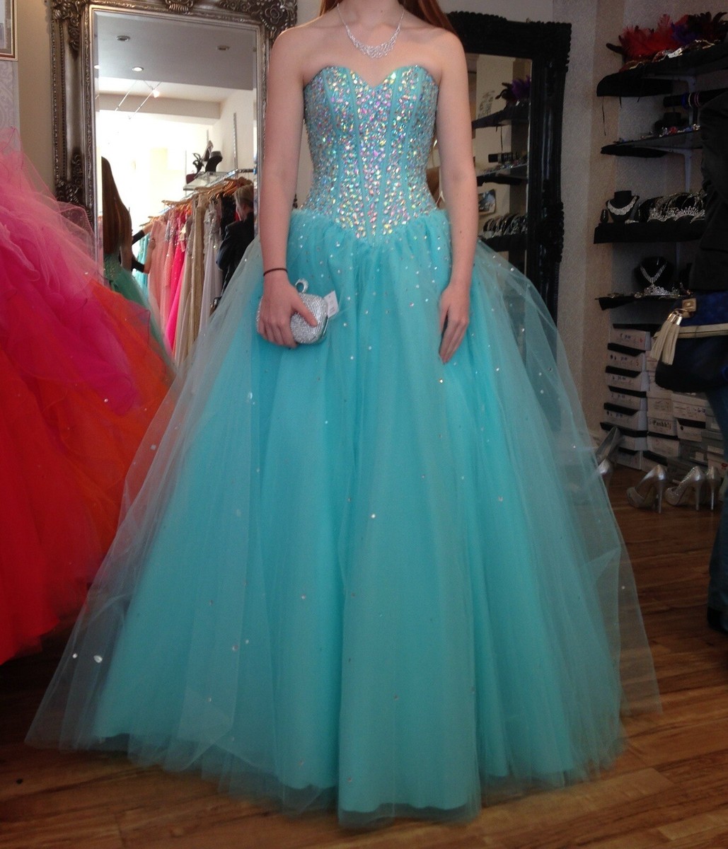 strapless open back dress Sparkly A-line V-neck Short Prom Dresses Navy Blue Homecoming Dresses main image 1