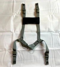 NEW / USGI ACH 4 Point Chin Strap Assembly Foliage Green / ACU 8470-01-530-0868