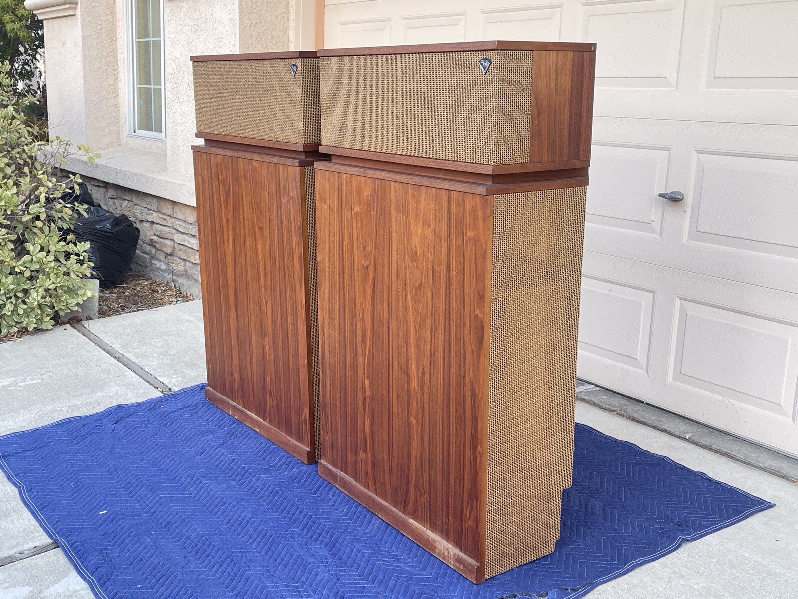 Vintage Klipsch Klipschorn Corner Horn Speakers eBay