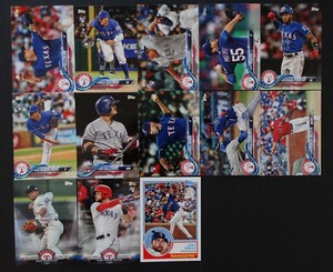 2017 TOPPS UPDATE TEXAS RANGERS MASTER TEAM SET 14 CARDS SP VARIATIONS 2017 TOPPS UPDATE TEXAS RANGERS MASTER TEAM SET 14 CARDS SP VARIATIONS