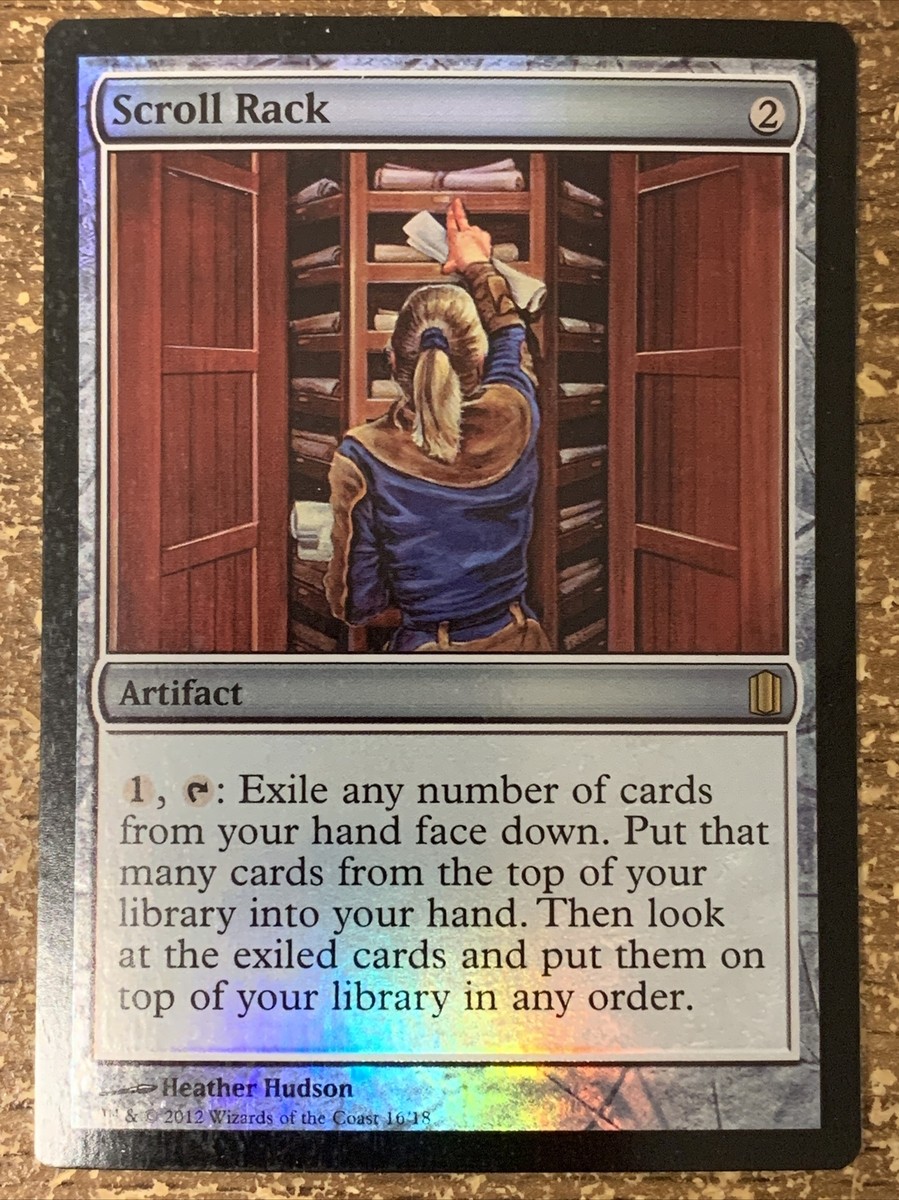 MTG *Scroll Rack Foil X1* (LP) Commander's Arsenal Magic The