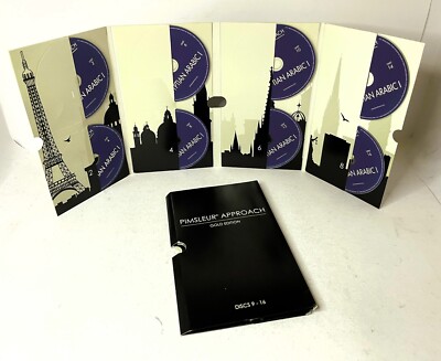 EGYPTIAN ARABIC Language level 1 by Pimsleur Gold Edition Audio Set-16 CD Total