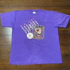 Vintage 1992 Taz Tasmanian Devil Looney Tunes All Over. U.S Army Germany. XL