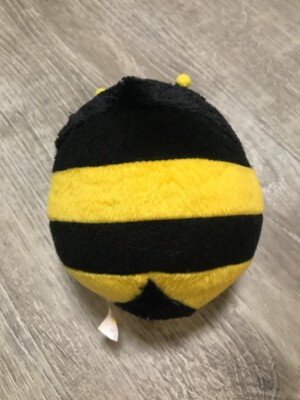 Ty Beanie Baby Beanie Ballz Zips Bumble Bee Plush Ball - 5