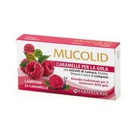 Farmaderbe Mucolid - Bronc Caramelle Gola Gusto Lumaca E Lampone, 24 Caramelle