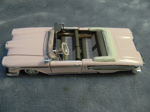 1/43 SCALE VINTAGE 1958 FORD EDSEL CITATION CONVERTIBLE PINK FRANKLIN MINT CAR - 第 7/8 張圖片