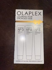 OLAPLEX No. 3, No. 4 and No. 5 TRAVEL MINI TRIO KIT .68 oz. / .20 ml x 3 BNIB