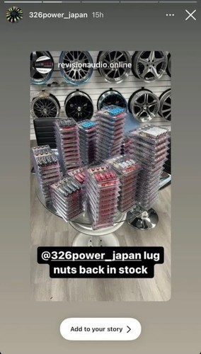 Set Of 20 326POWER Oretachi Wheel Lug Nuts S size (4cm) Blue 12x1.25 - Picture 4 of 5