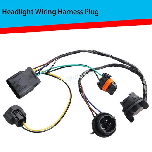 Car Headlight Connector Wiring Harness Adapter For Chevy Silverado 07