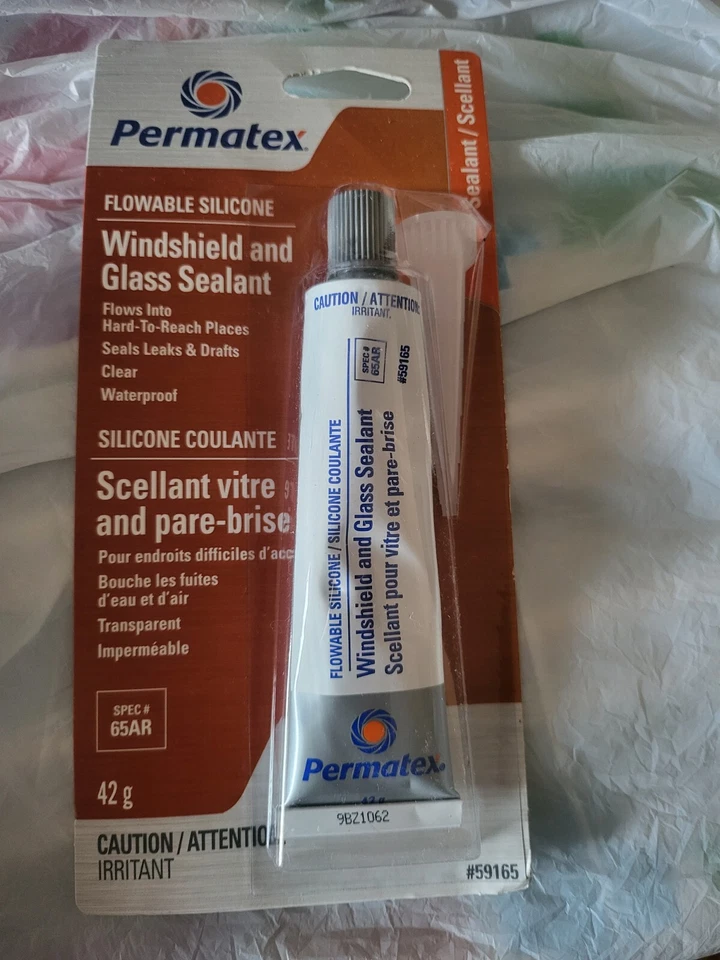 4 Permatax Windshield Glass Sealent - flowable silicon clear waterproof sunroof  - Image 2 of 3