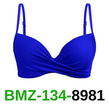 Aqua Eve Women Underwire Bikini Top Only Push Up Swim Top Bra Swimsuit Tops, M