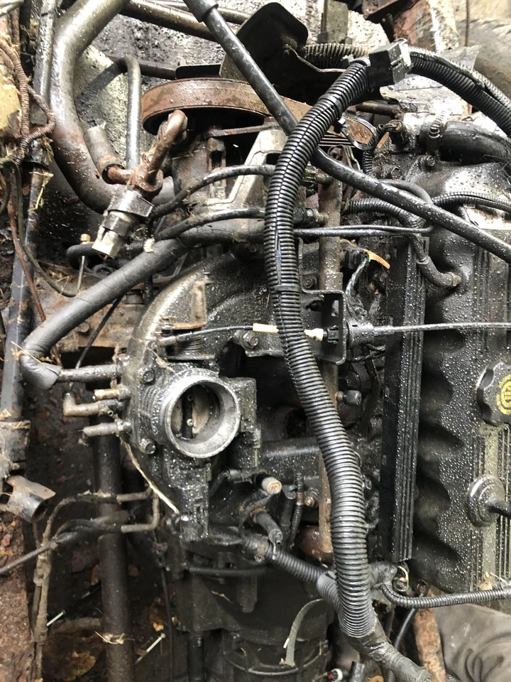 1991-1998 Jeep Wrangler 2.5 Engine Assembly Cranks Parts Only Harness Not Includ Foto 4 de 4