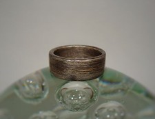Gray Dyed Birch Wood Ring Bentwood Ring Handmade To Order Unisex