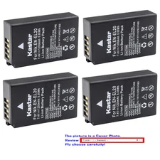 Kastar Replacement Battery for Nikon EN-EL20 MH-27 and Nikon 1 J1  Camera