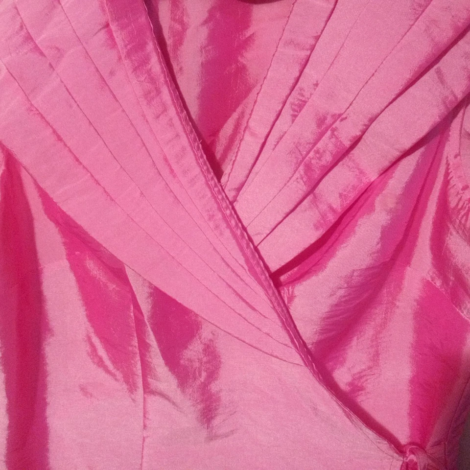 Barbie Top Rosa Caliente Sin Mangas Xanadu Talla M Festival Eléctrico Barbarella Trippy Foto 3 de 4