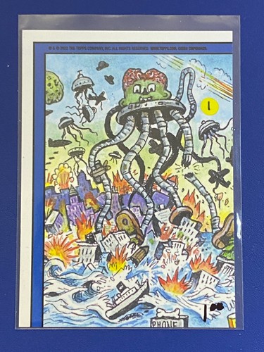2022 Topps Garbage Pail Kids Book Worms Booger Green Parallels - You Pick! - 第 3/238 張圖片