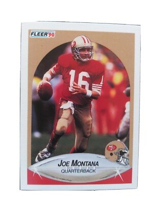 Joe Montana 1990 Fleer # 10. Rare Error Card Asking $39