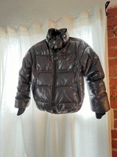 Diesel Black Down Cropped Puffer Jacket Medium But Fits Like Small Great Cond