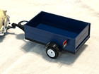 O Scale 5 X 10 Utility Trailer Dark Blue use with Lionel or Mth Model Rr Layout