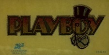 Original Vintage Playboy Glitter Small Size Iron On Transfer