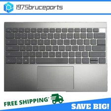 New Palmrest Touchpad w/Backlit Keyboard For Dell Inspiron 13 5310 WGFFX 0WGFFX
