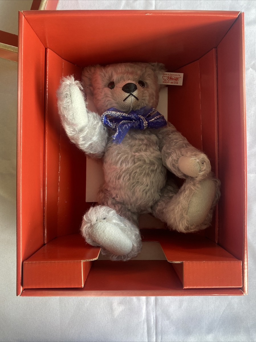 STEIFF SWAROVSKI TEDDY BEAR POINSETTIA Missing ORNAMENT 2007