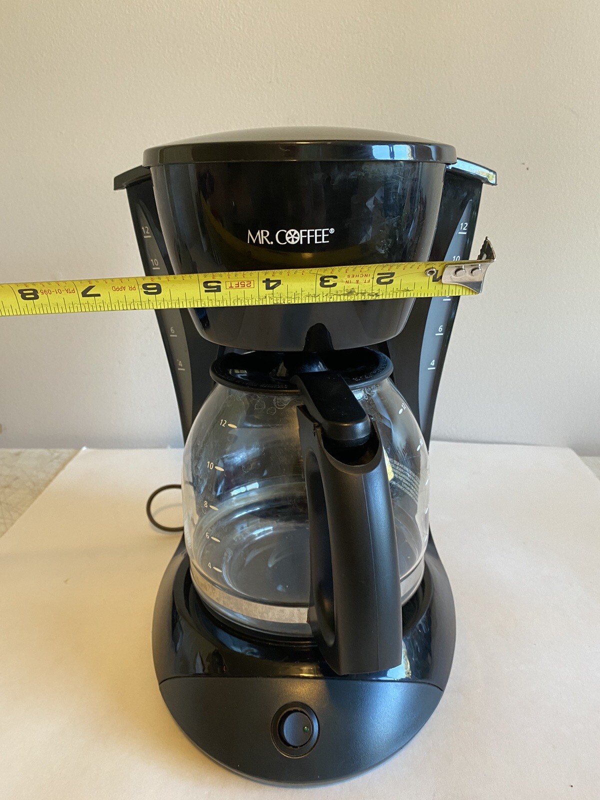 Mr. Coffee Simple Brew 12Cup Black Switch Coffee Maker With Carafe