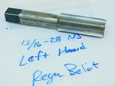 LIGHT USED REGAL BELOIT USA 13/16"-28NS L.H. PLUG HAND TAP LEFT HAND