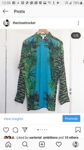 versace blouse ebay