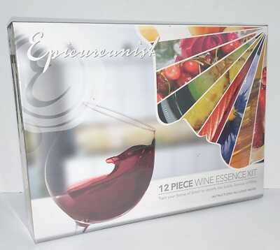 Epicureanist 12 Piece Wine Essence Kit   Brand New Sealed