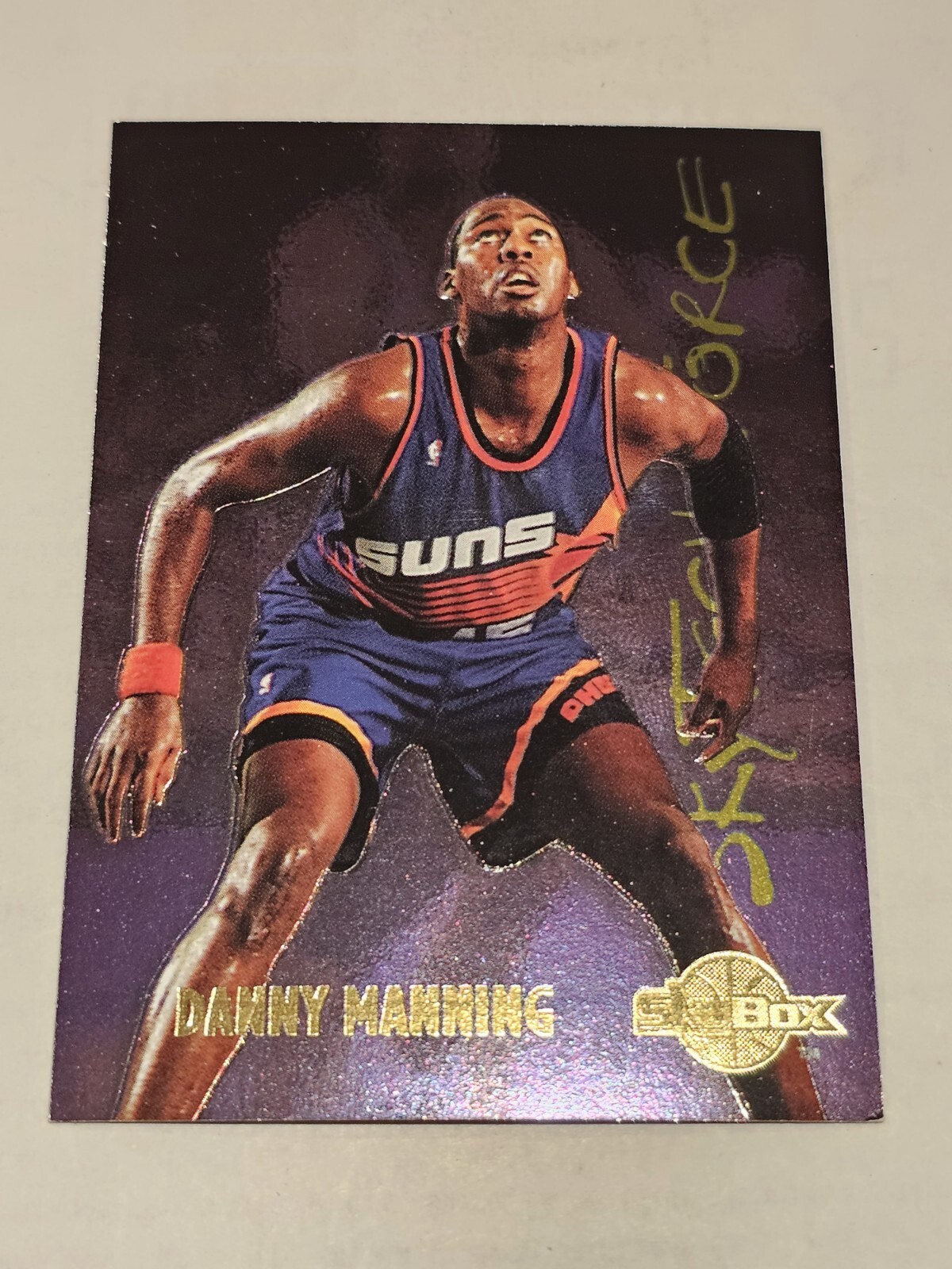 1994-95 Danny Manning SkyBox Premium SkyTech Force Suns #SF14