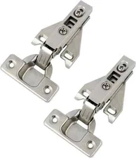 Probrico 2 Pairs（4 Pack）Kitchen Cabinet Hinges for Face Frame Cabinet, Concealed