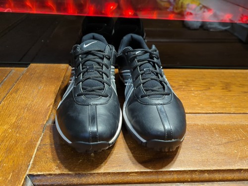 NIKE 549583-001 Womens Delight Black/White/Grey Soft Spike Golf Shoe Size 10 - Picture 2 of 8