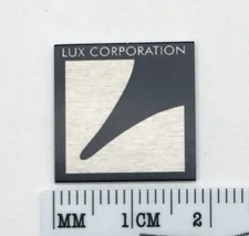 Luxman Turntable Badge Logo For Dust Cover Metal Custom Made Lux Corporation