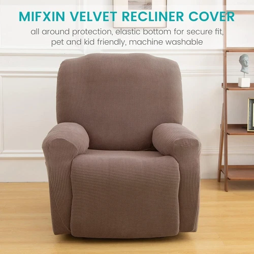 Elastischer Relaxsessel 1-Sitzer Sofa Bezug Schoner Liegesessel Bezug Schoner - Bild 13 von 56