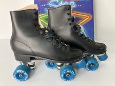 Vintage Roller Skates  Roller Derby Roller Star Black Men's Size 7 in Box