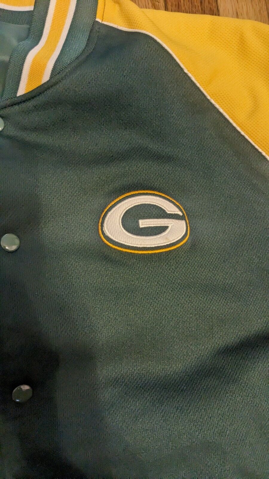 Green Bay Packers NFL Bomber Varsity Jacket Rever… - image 8