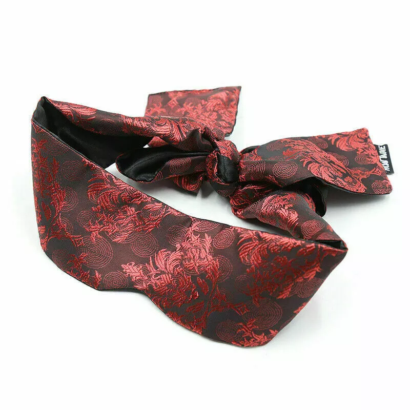 Soft Satin Blinder Eye Mask Flirt Blindfold Patch Cover Lingerie Sexy Band  Ties 